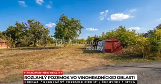 Záhrada 2190 m², Čechynce, Nitra