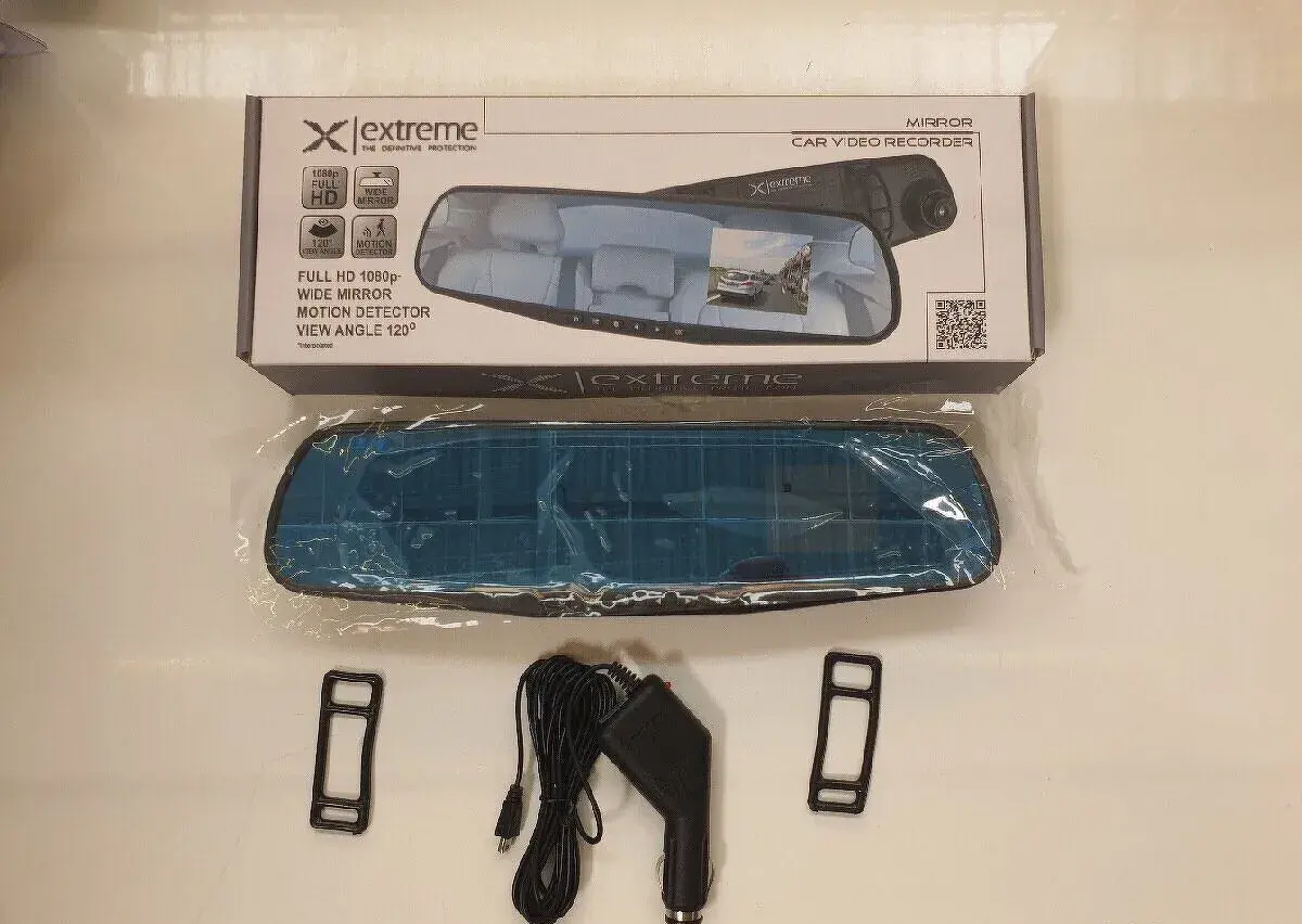 LCD monitor v zrkadle s autokamerou Extreme XDR103
