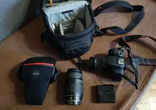 Canon EOS 600D + 2 objektívy + kompletná výbava