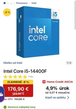 Intel Core i5-14400F