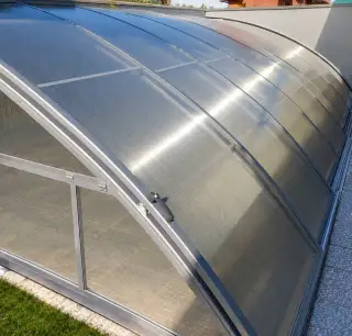 Prekrytie bazéna 8,8 x 4 m