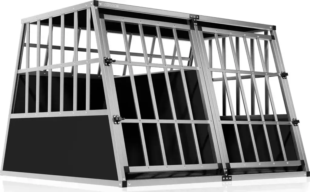 PRENOSNÁ KLIETKA PRE PSOV XXL HLINÍKOVÁ 97X90X70