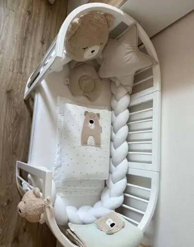 Detská rastúca postieľka Levin Felin SMART BED – biela