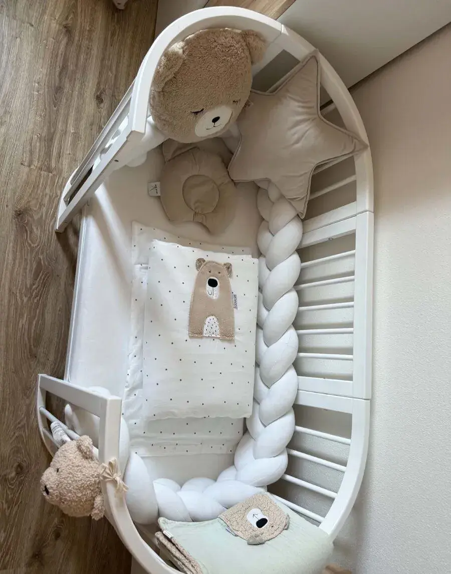 Detská rastúca postieľka Levin Felin SMART BED – biela