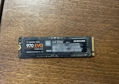 Samsung 970 EVO 500 GB NVMe M.2 SSD