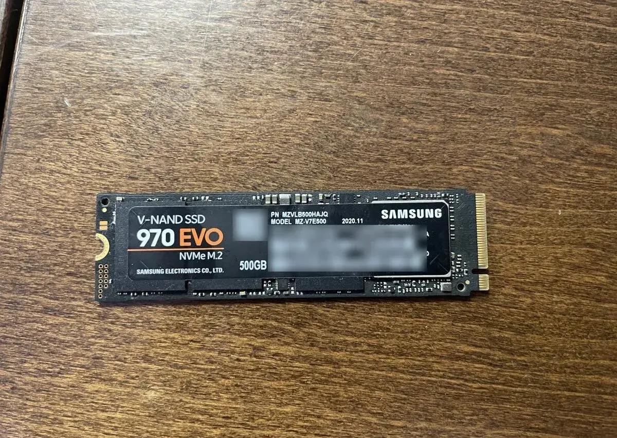Samsung 970 EVO 500 GB NVMe M.2 SSD