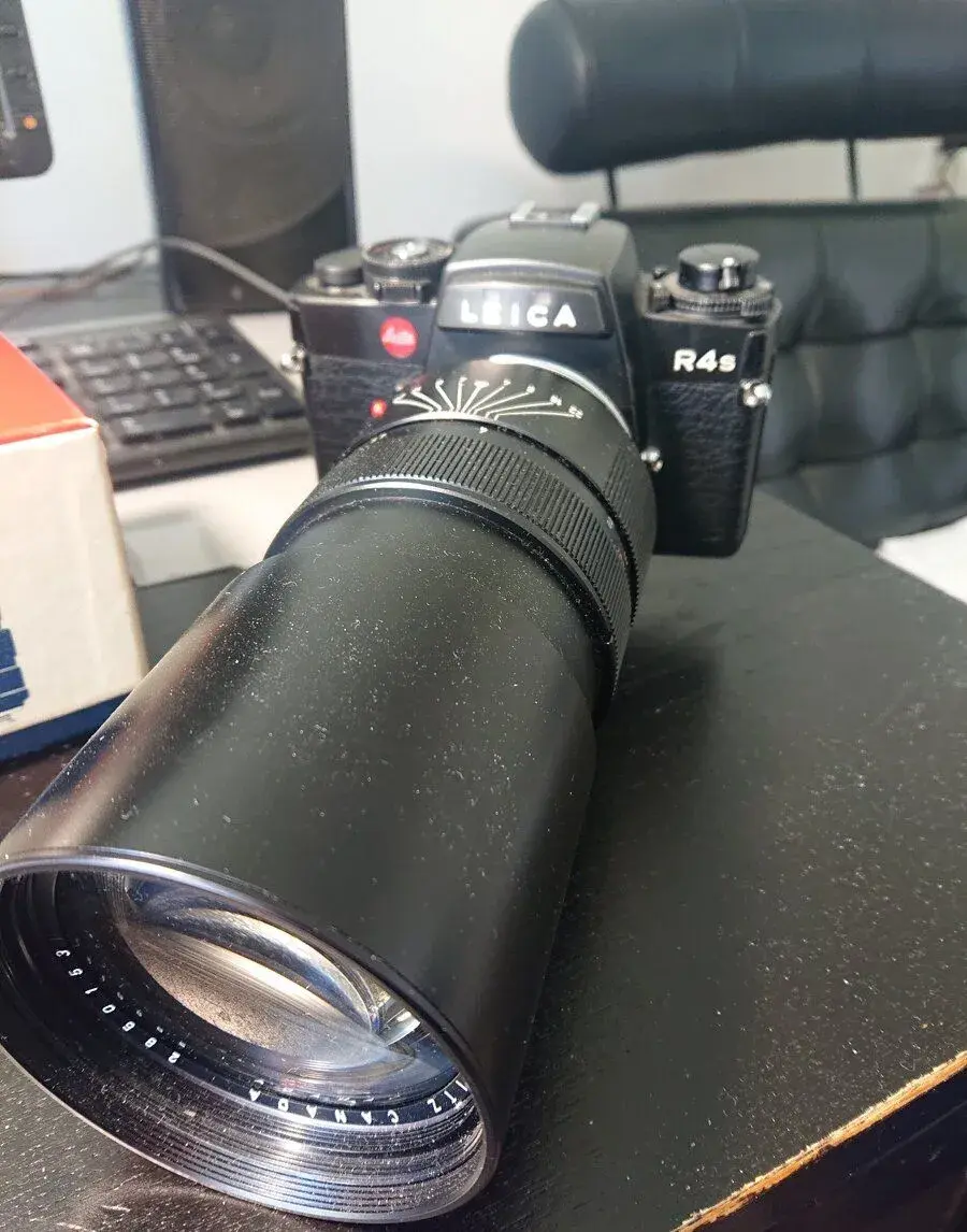 Leica R4s + Leitz 1:4/250