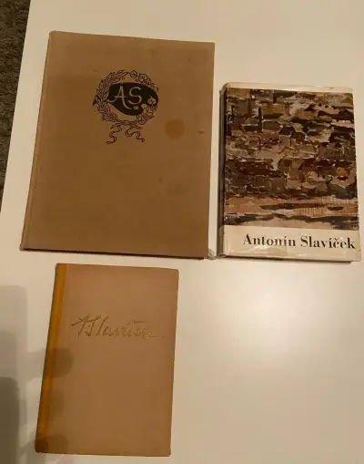 Antonín Slavíček-sada 3 kníh