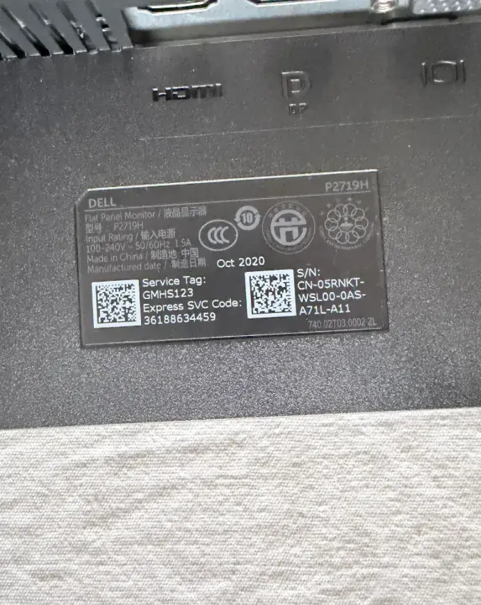 27" IPS Monitor Dell P2719H – ako nový, Full HD