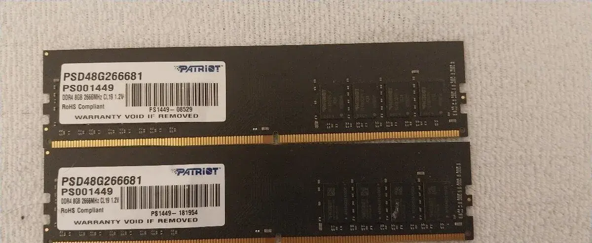 DDR4 2x8GB 16GB Kit 2666mhz Patriot