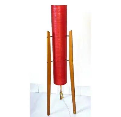 Vintage retro podlahová lampa Raketa „Brusel“ ČSSR