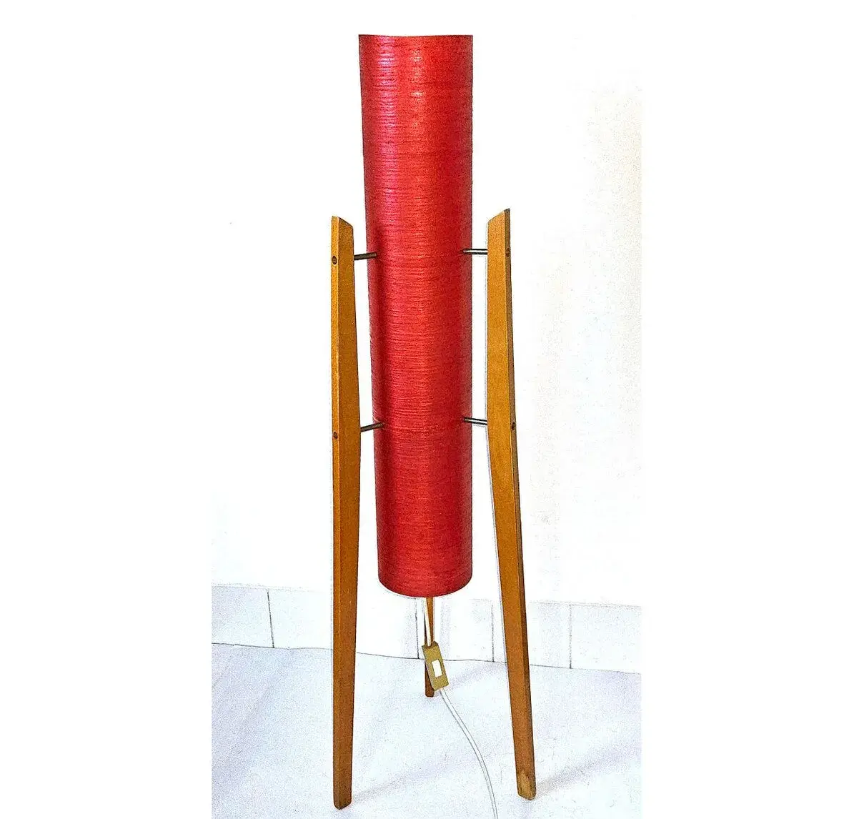 Vintage retro podlahová lampa Raketa „Brusel“ ČSSR