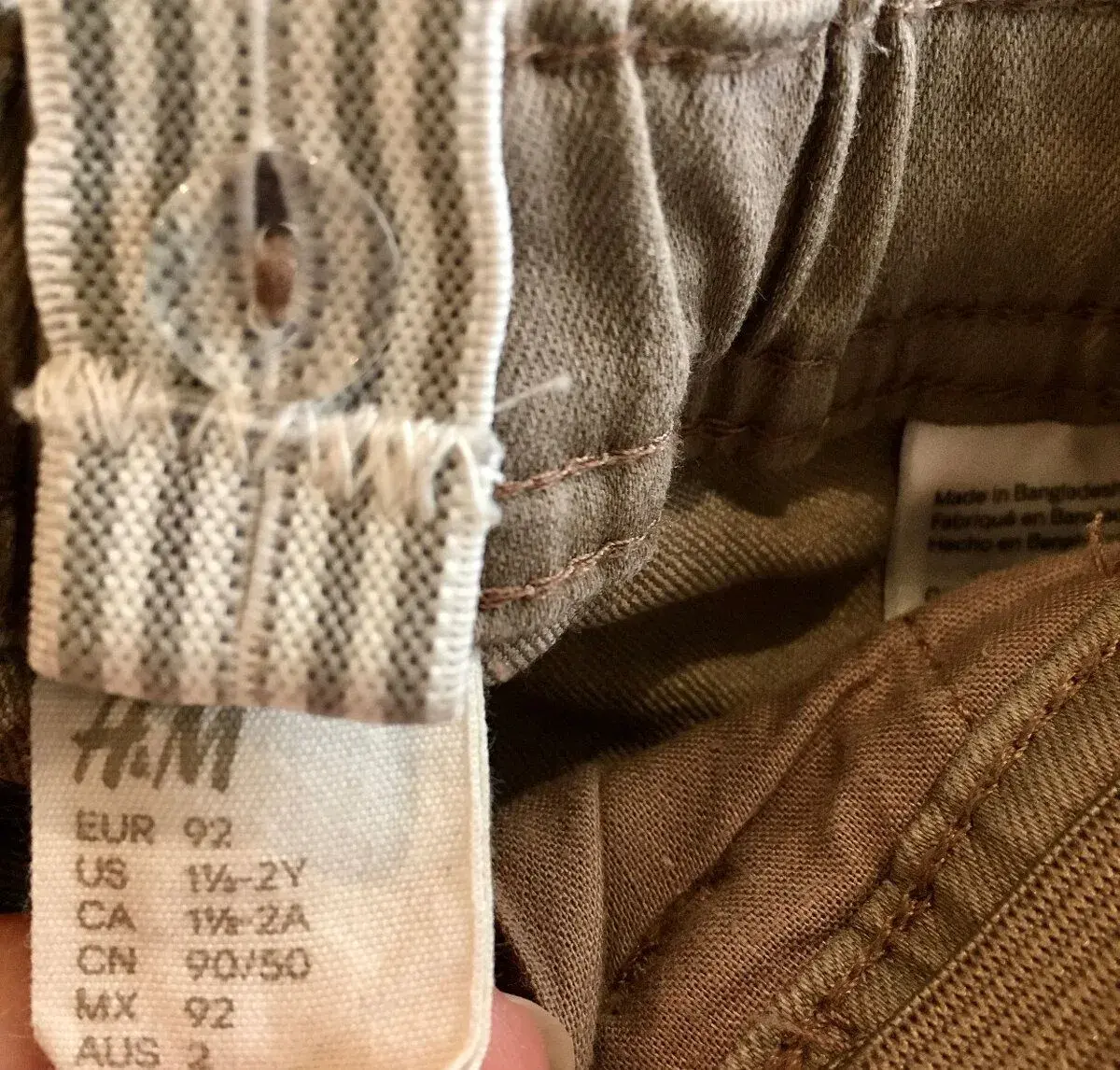 Nohavice a košeľu H&M v. 92