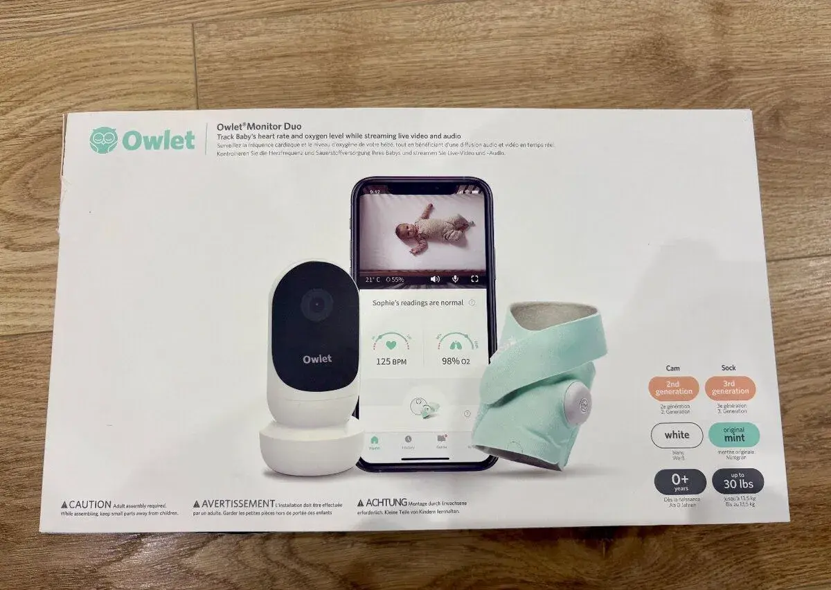 👶 Owlet Monitor Duo – Smart Sock 3. gen. + Cam 2