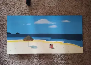 Maľovaný obraz na plátne