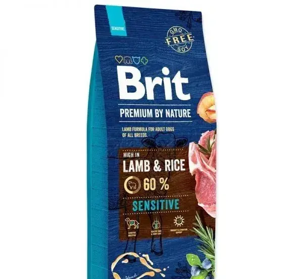 Brit Premium by Nature Sensitive jahňacie - 15 k
