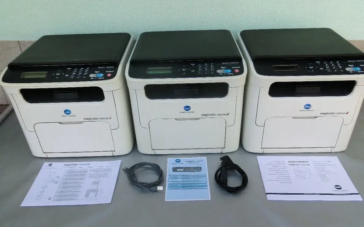 Laserová farebná tlačiareň Konica Minolta 1680MF .