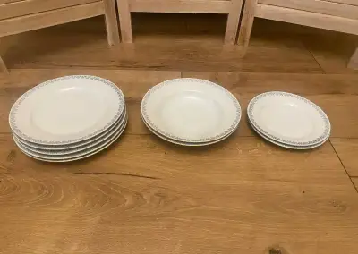 Retro porcelánové taniere MZ CZECHOSLOVAKIA