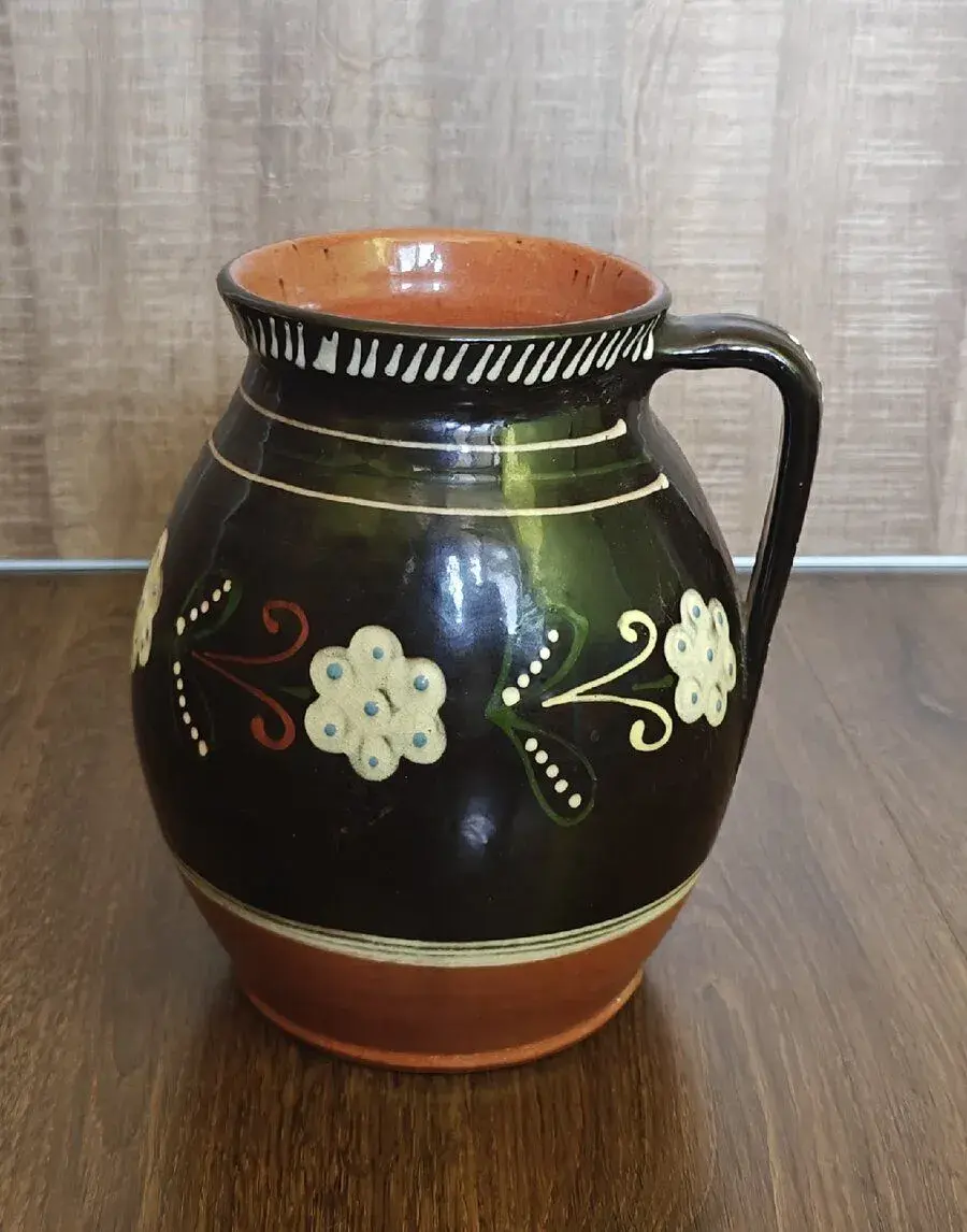 Veľký čierny džbán 27cm