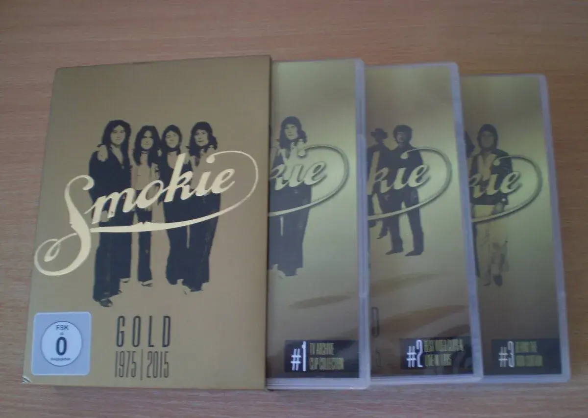 3 DVD Box Set Smokie-Gold Collection 1975 - 2015