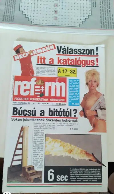 Časopisy v maďarskom jazyku: Reform - 1989 - 1991