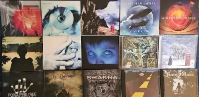 CD predaj: prog, pop, rock, metal - zahraničie