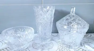 Retro kristáľové sklo, krištáľ