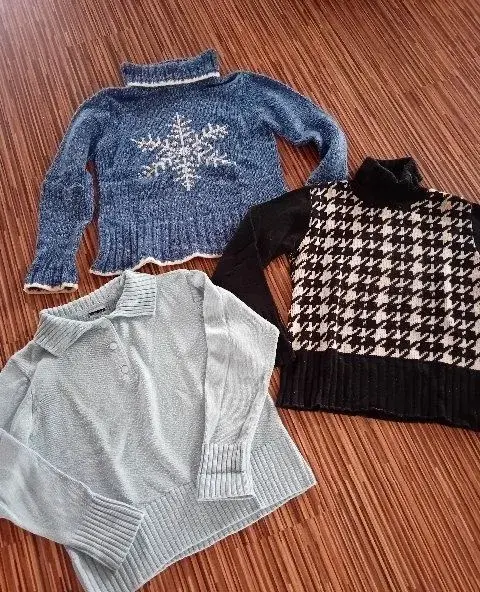 3 x pulóvre 38/40