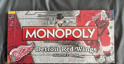 monopoly detroit red wings collectors edition