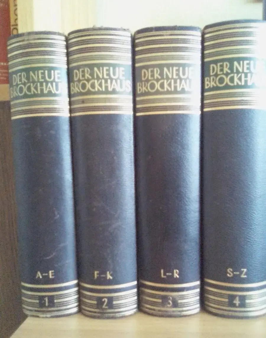 Der Neue Brockhaus 1937-1938, komplet 4 diely