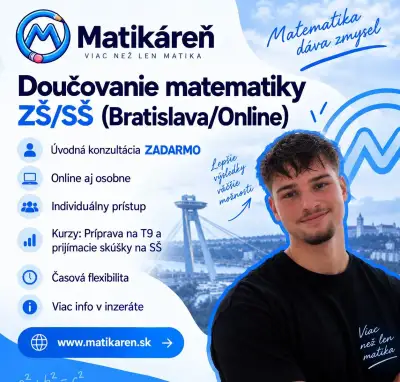 Doučovanie matematiky - Matematika ľudskou rečou