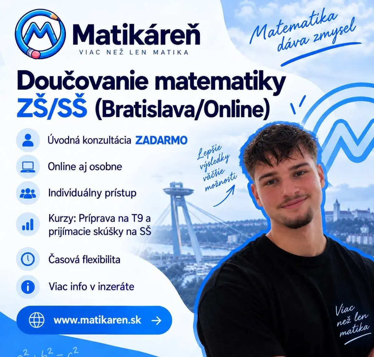 Doučovanie matematiky - Matematika ľudskou rečou