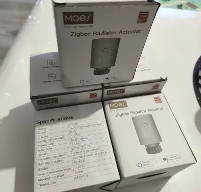 MOES Zigbee Radiator Actuator HY368 4ks