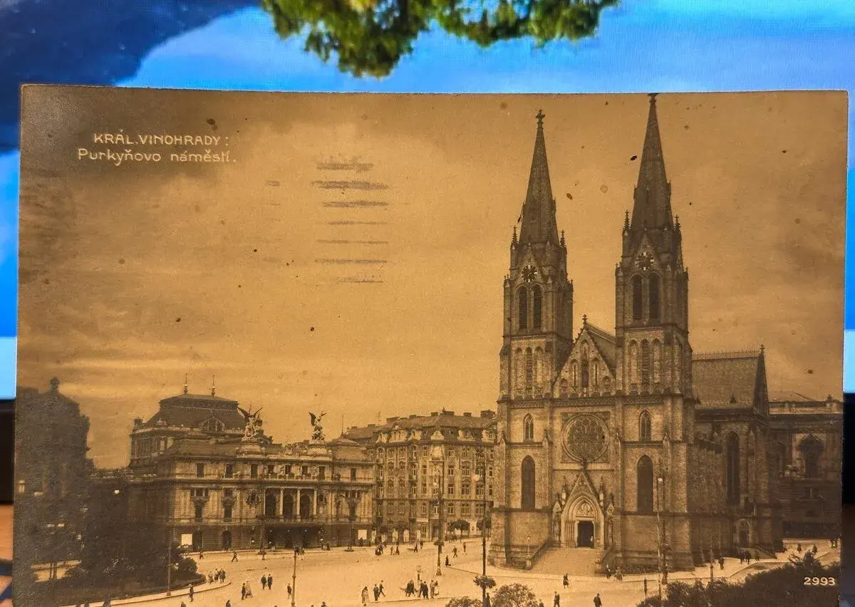 Staré dobové pohľadnice Praha, 2 ks