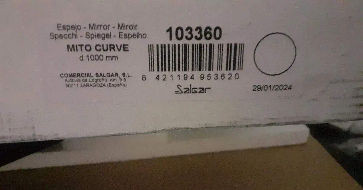 Zrkadlo led 100 cm
