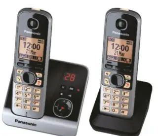 Bezdrôtový telefón Panasonic KX-TG6722 Duo