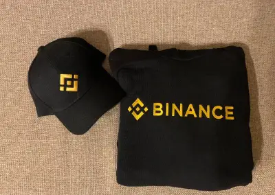 Pánska Mikina + baseball Šiltovka / Binance Merch