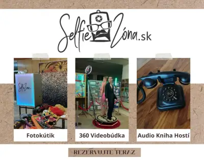 Fotobúdka / fotokútik na vašu svadbu, ples či párty