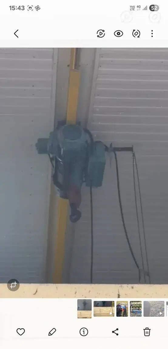 Elektrický lanový kladkostroj Demag 500 kg – plne funkčný