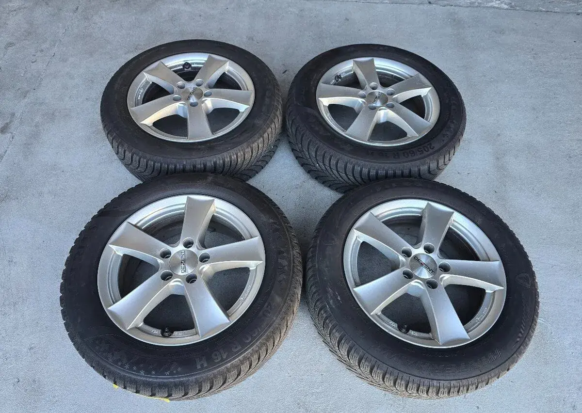 Elektrony 5x112 R16 a zimne gumy