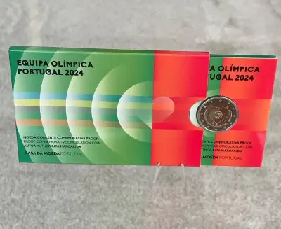 2€ Portugalsko 2024 - OH Paríž farebná proof