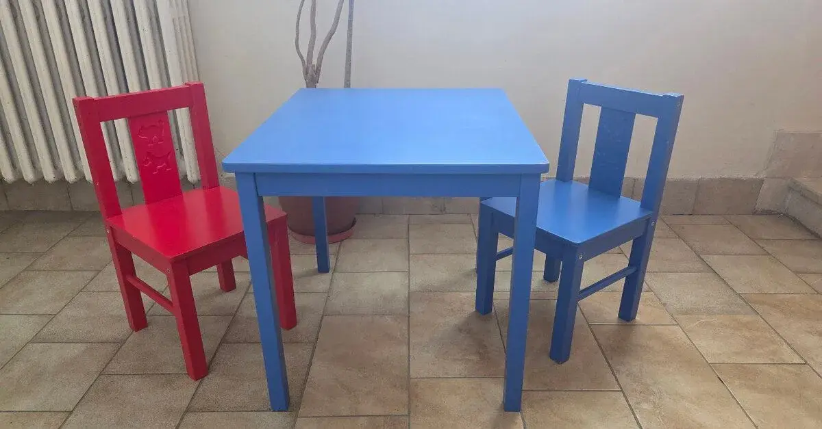 Detské stoličky so stolíkom, Ikea KRITTER