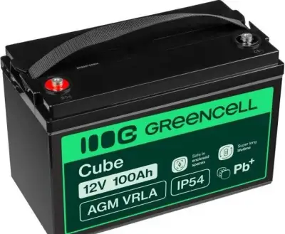Batéria GreenCell AGM 12V 100Ah (v záruke) NOVÁ NEPOUŽITÁ