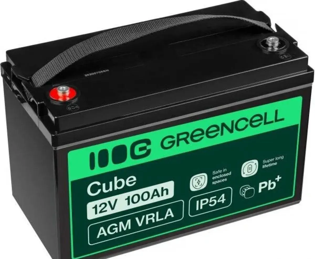 Batéria GreenCell AGM 12V 100Ah (v záruke) NOVÁ NEPOUŽITÁ