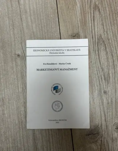Marketingový manažment (EUBA Obchodná fakulta)