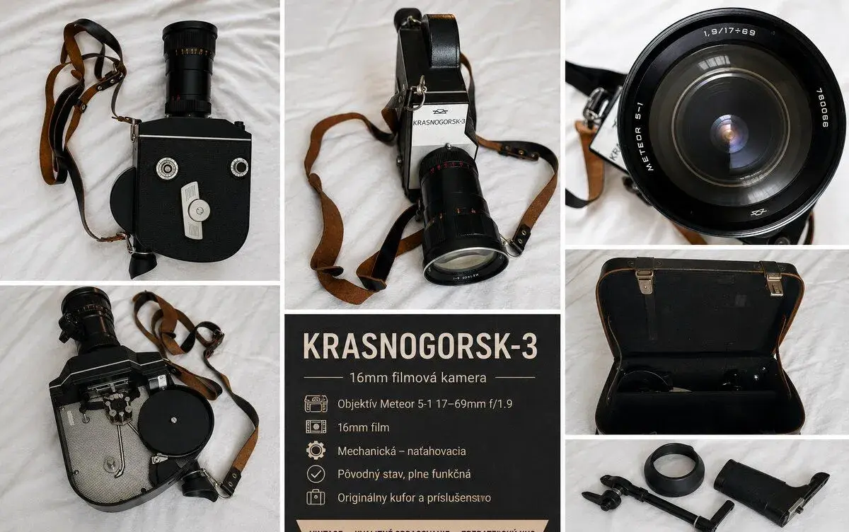 Krasnogorsk 3 filmová kamera