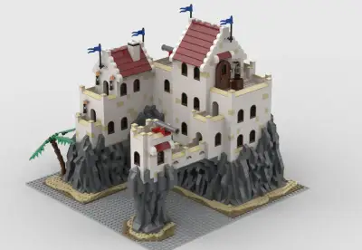 Lego MOC Pirat Pevnost Lorda Igtorna