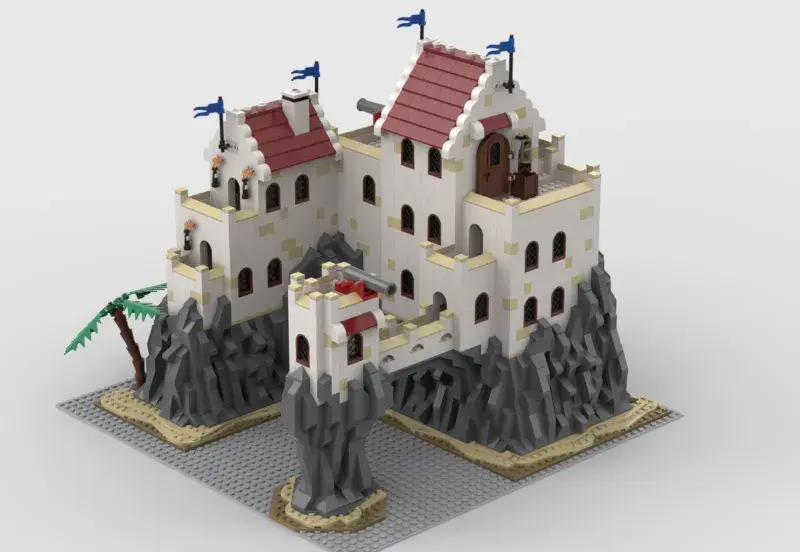 Lego MOC Pirat Pevnost Lorda Igtorna