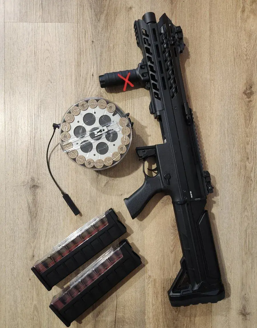 Airsoft CYMA Platinum SGR-12 Tri-Shot AEG