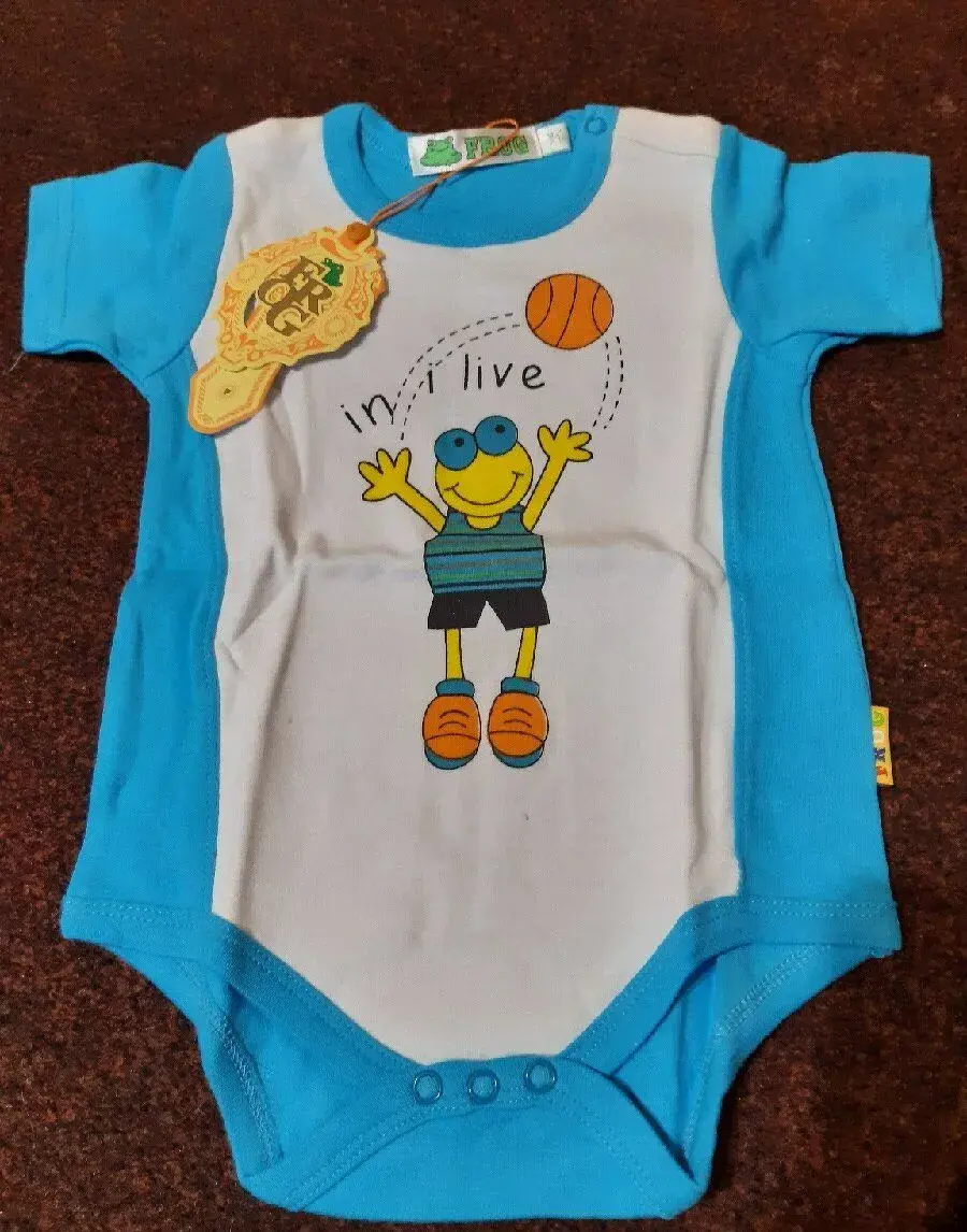 Body s krátkymi rukávmi 9-12m (NOVÉ)